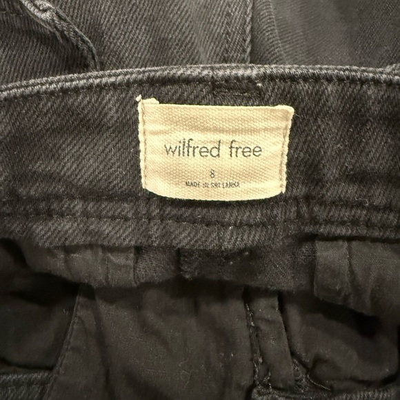 Wilfred Aritzia Black High-Waisted Contemporary Cargo Alternative Chic Vibes - Picture 8 of 13